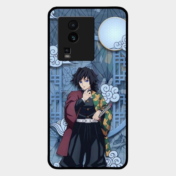 Giyu Tomioka Glass Case Cover For Iqoo Neo 7 Pro 5G