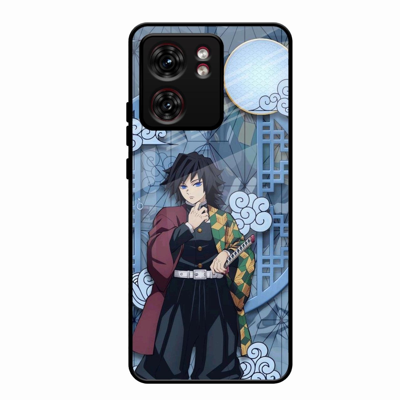 Giyu Tomioka Glass Case Cover For Motorola Edge 40