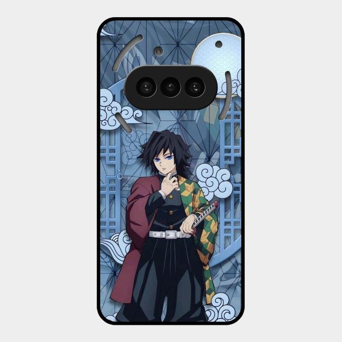 Giyu Tomioka Glass Case Cover For Nothing Phone 3A 5G