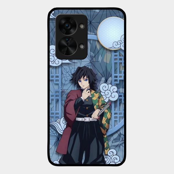 Giyu Tomioka Glass Case Cover For Oneplus Nord 2T 5G