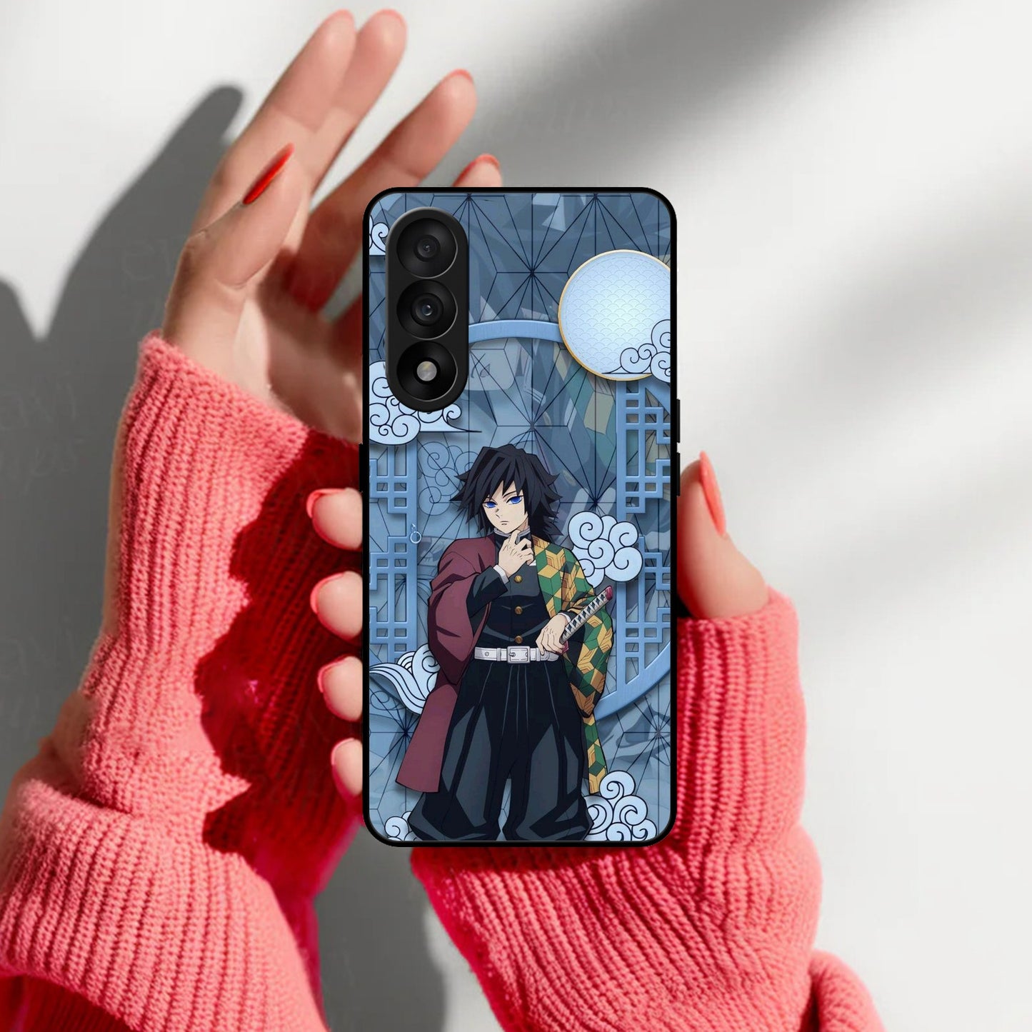 Giyu Tomioka Glass Case Cover For OnePlus