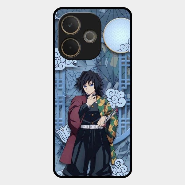Giyu Tomioka Glass Case Cover For Oppo A5 Pro 5G