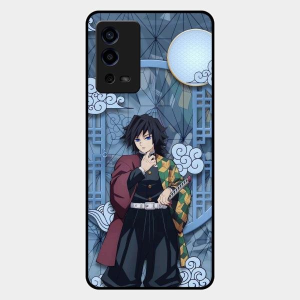 Giyu Tomioka Glass Case Cover For Oppo A55