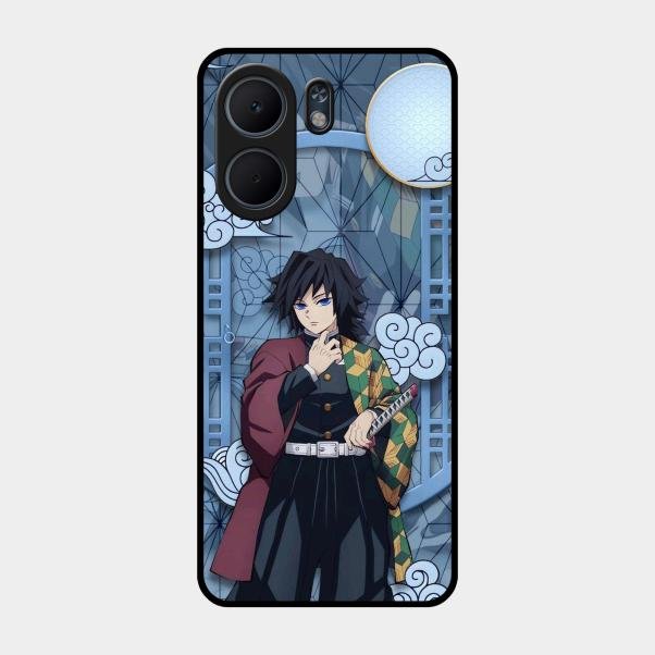 Giyu Tomioka Glass Case Cover For Oppo A5X 5G