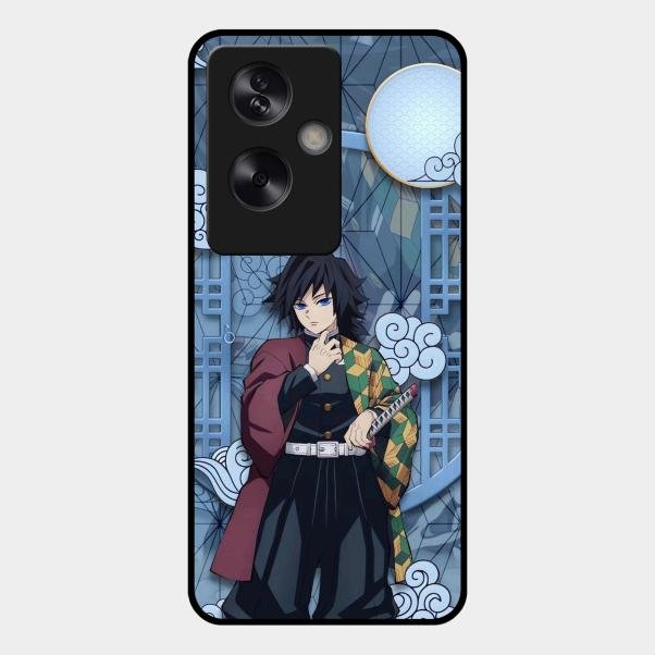 Giyu Tomioka Glass Case Cover For Oppo