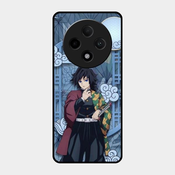 Giyu Tomioka Glass Case Cover For Oppo F27 Pro Plus 5G