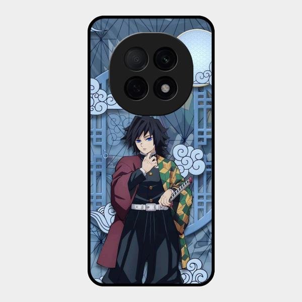 Giyu Tomioka Glass Case Cover For Oppo
