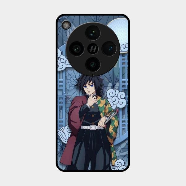 Giyu Tomioka Glass Case Cover For Oppo