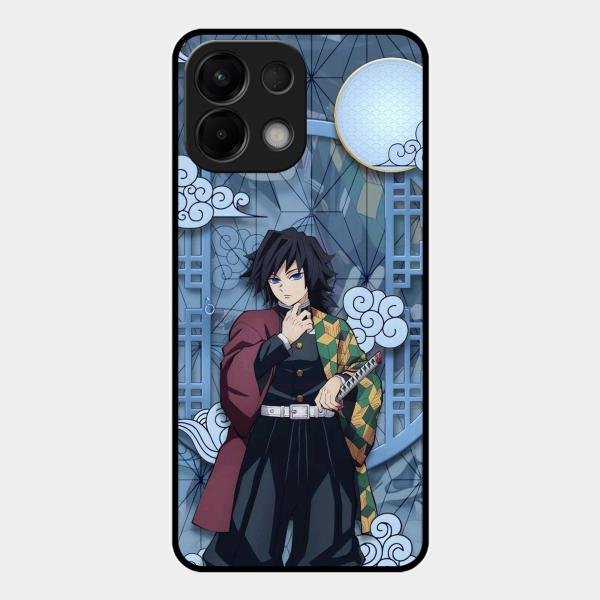 Giyu Tomioka Glass Case Cover For Oppo