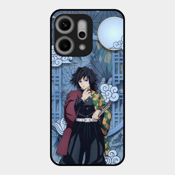 Giyu Tomioka Glass Case Cover For Oppo