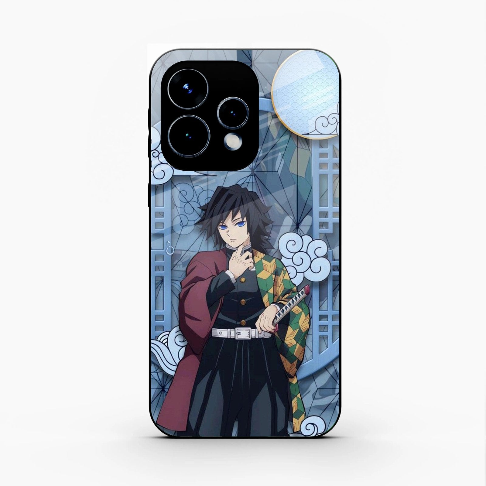 Giyu Tomioka Glass Case Cover For Oppo Reno 15 5G