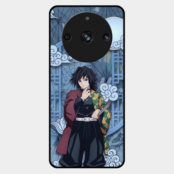 Giyu Tomioka Glass Case Cover For Realme