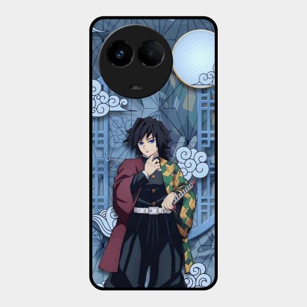 Giyu Tomioka Glass Case Cover For Realme