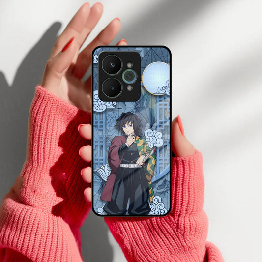 Giyu Tomioka Glass Case Cover For Realme