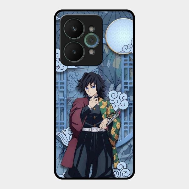 Giyu Tomioka Glass Case Cover For Realme