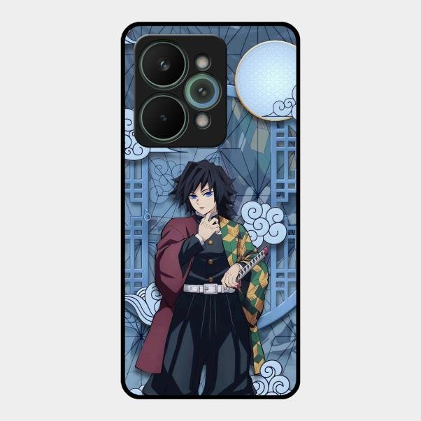 Giyu Tomioka Glass Case Cover For Realme