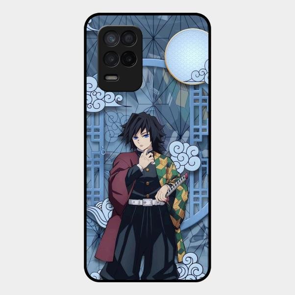 Giyu Tomioka Glass Case Cover For Realme 8 5G