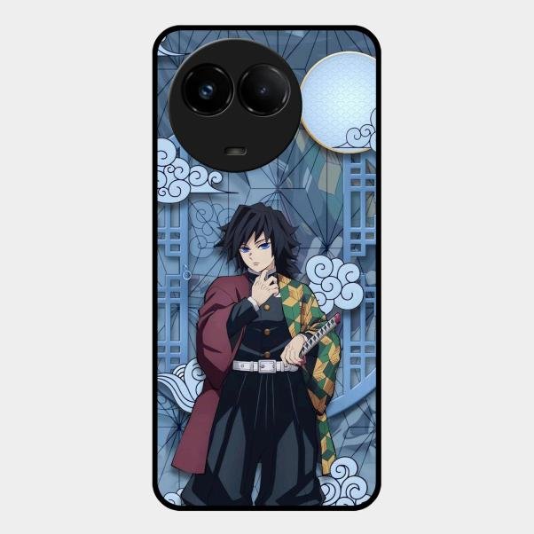 Giyu Tomioka Glass Case Cover For Realme