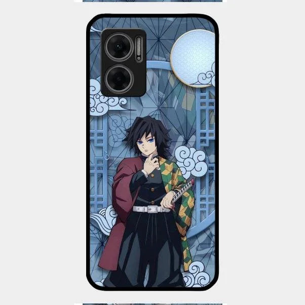 Giyu Tomioka Glass Case Cover For Redmi