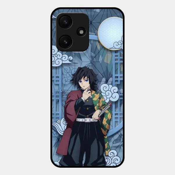 Giyu Tomioka Glass Case Cover For Redmi
