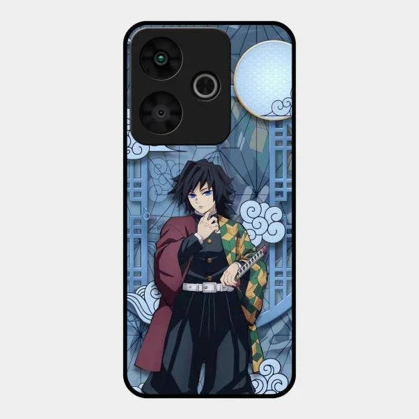 Giyu Tomioka Glass Case Cover For Redmi