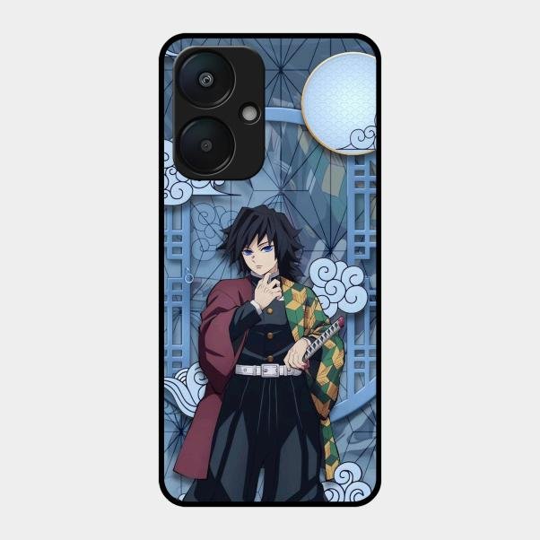 Giyu Tomioka Glass Case Cover For Redmi 13C 5G