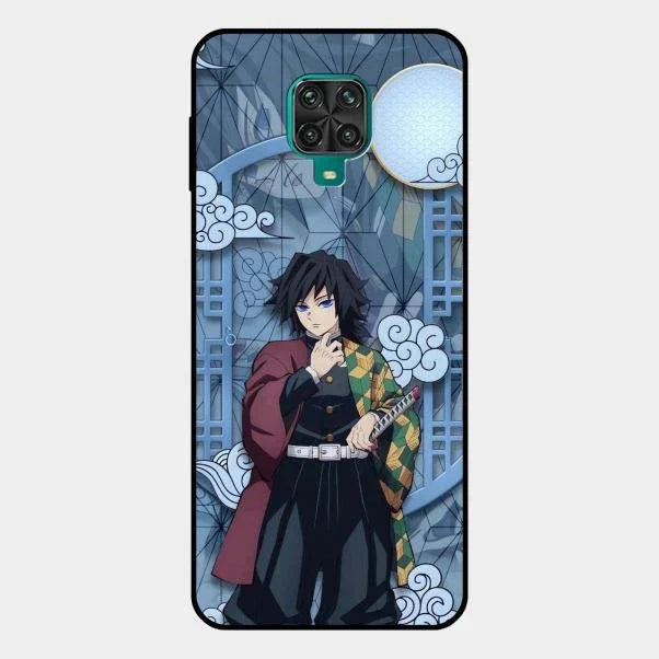 Giyu Tomioka Glass Case Cover For Redmi