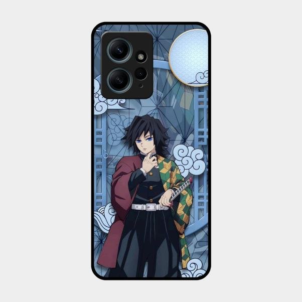 Giyu Tomioka Glass Case Cover For Redmi Note 12 4G