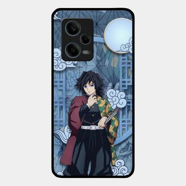 Giyu Tomioka Glass Case Cover For Redmi