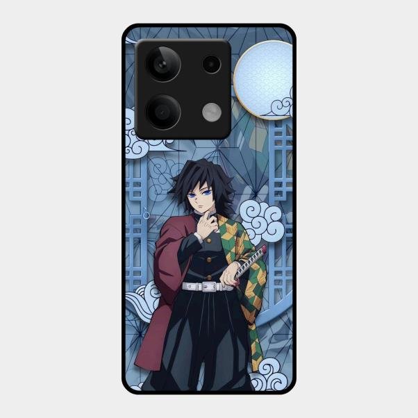 Giyu Tomioka Glass Case Cover For Redmi Note 13 5G