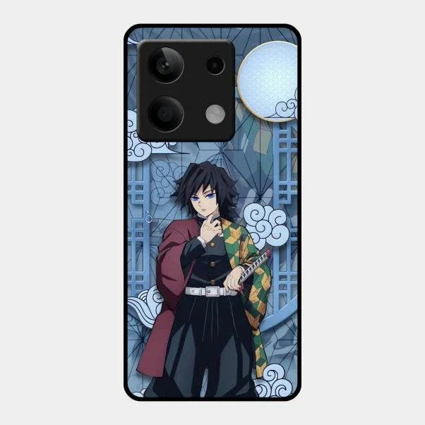Giyu Tomioka Glass Case Cover For Redmi
