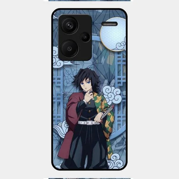 Giyu Tomioka Glass Case Cover For Redmi