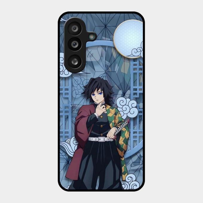 Giyu Tomioka Glass Case Cover For Samsung Galaxy F55 5G