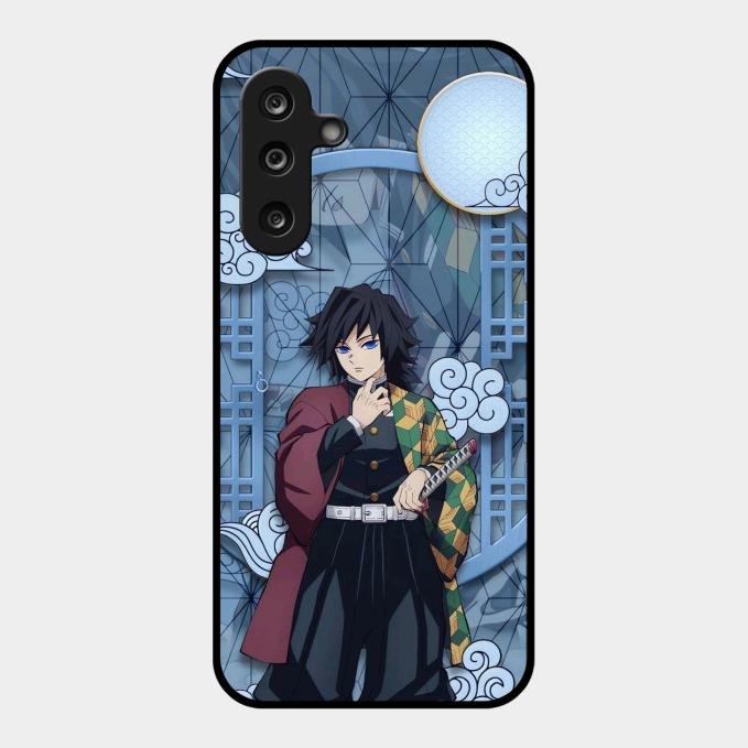 Giyu Tomioka Glass Case Cover For Samsung Galaxy M56 5G
