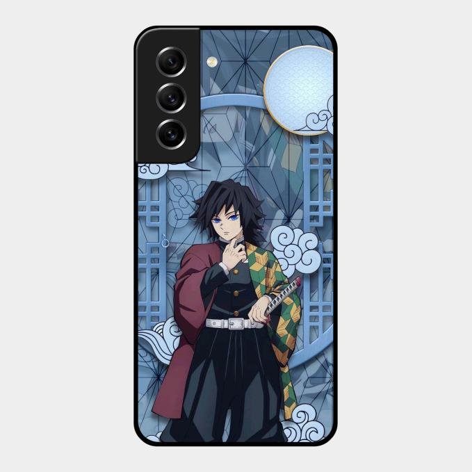 Giyu Tomioka Glass Case Cover For Samsung