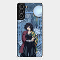 Giyu Tomioka Glass Case Cover For Samsung Galaxy S21