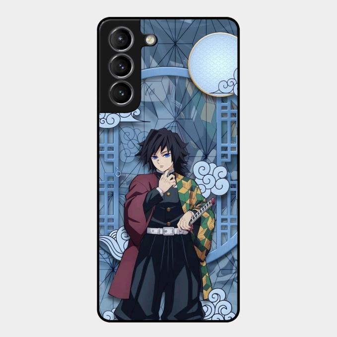 Giyu Tomioka Glass Case Cover For Samsung