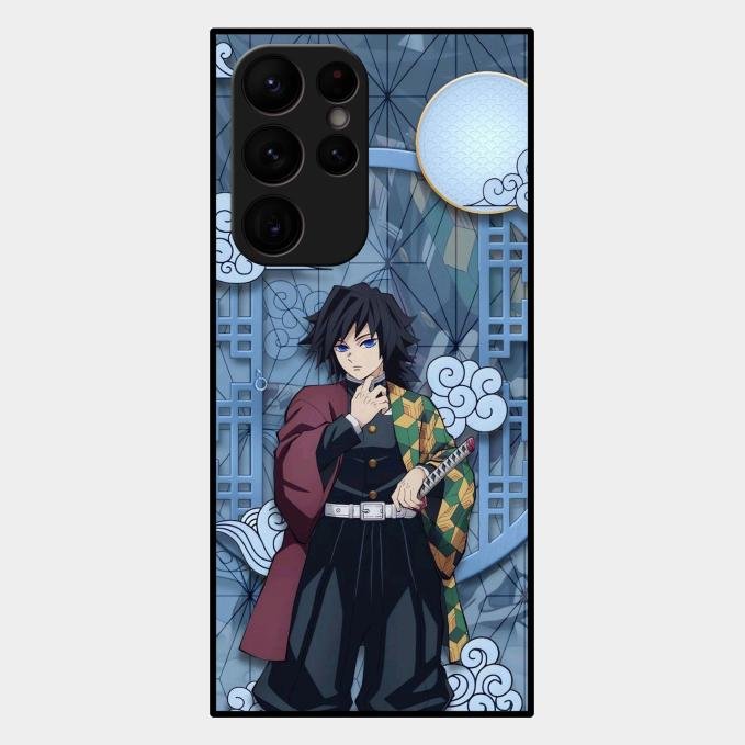 Giyu Tomioka Glass Case Cover For Samsung
