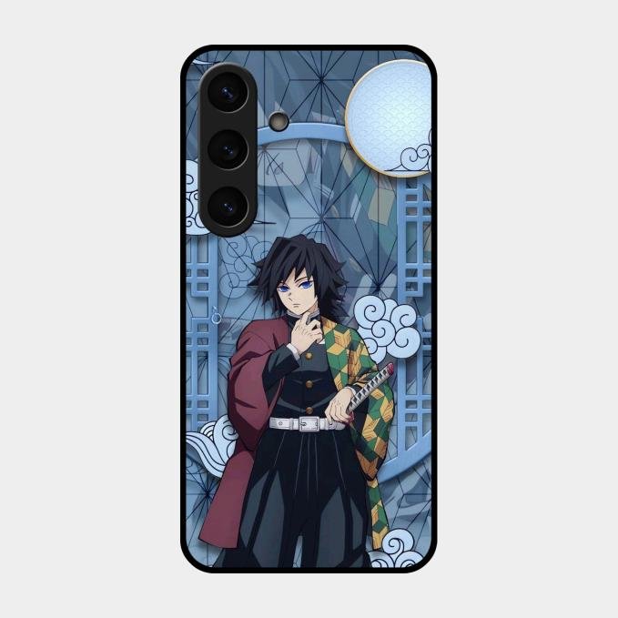 Giyu Tomioka Glass Case Cover For Samsung