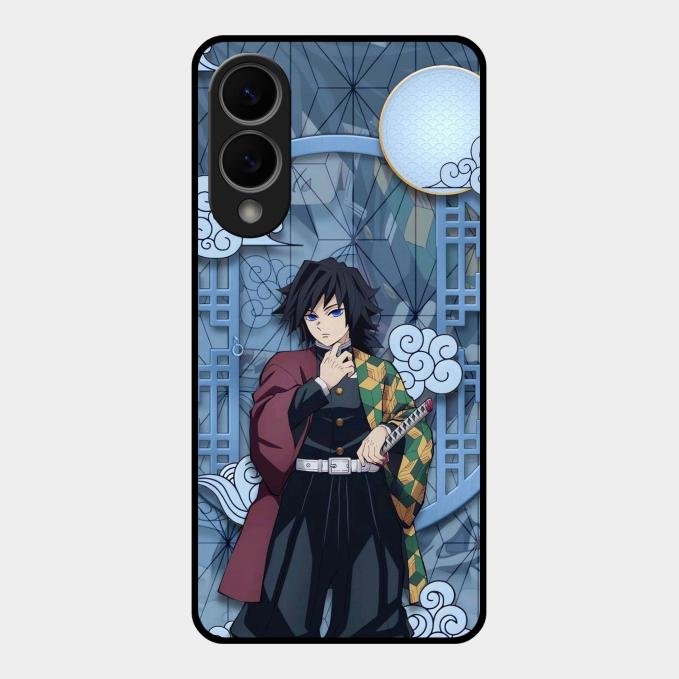Giyu Tomioka Glass Case Cover For Samsung Galaxy S25 Edge 5G