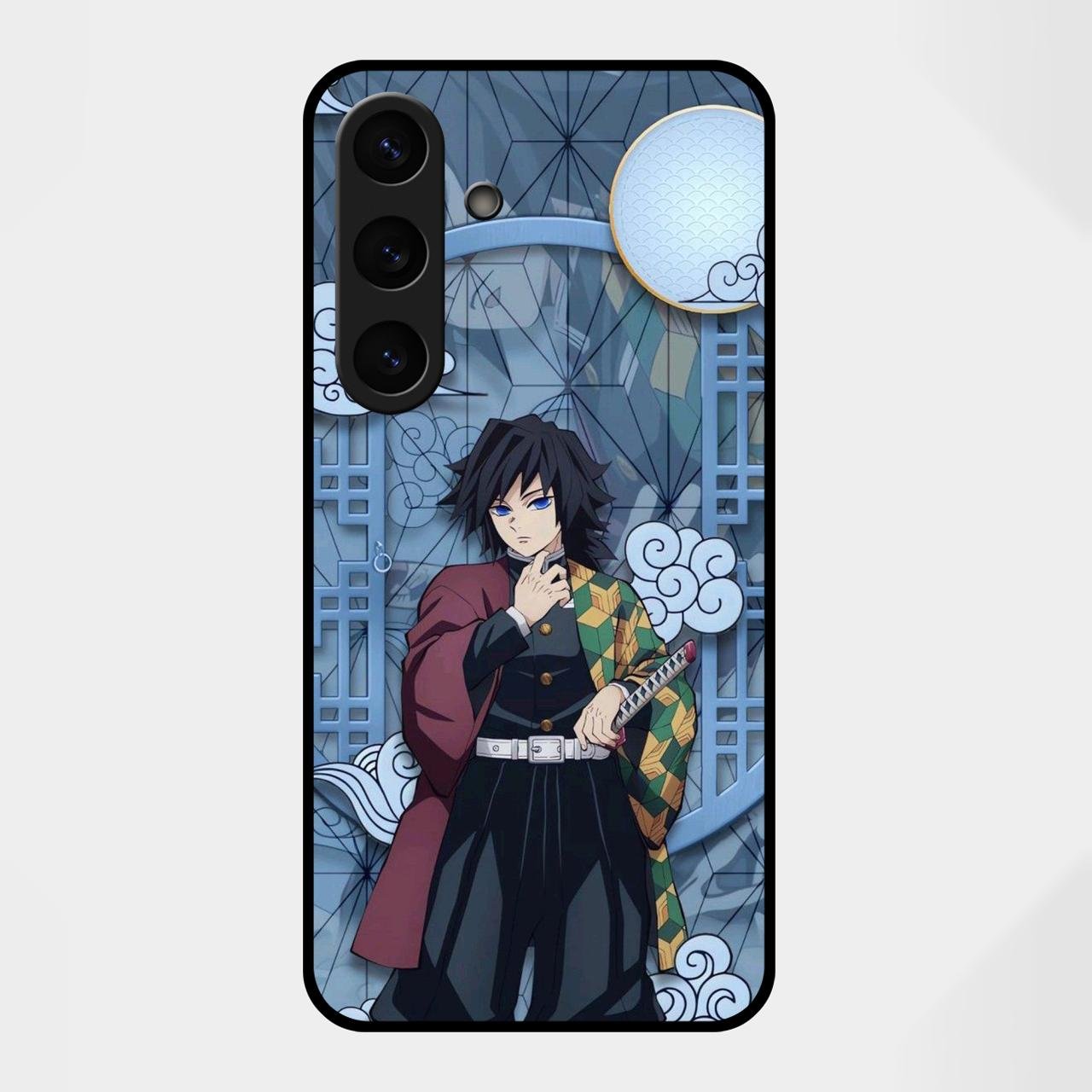 Giyu Tomioka Glass Case Cover For Samsung Galaxy S25 FE 5G