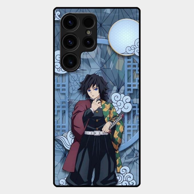 Giyu Tomioka Glass Case Cover For Samsung