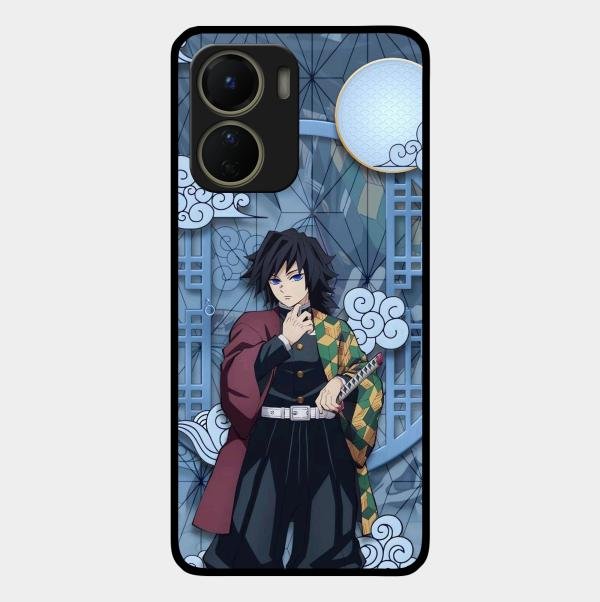 Giyu Tomioka Glass Case Cover For Vivo