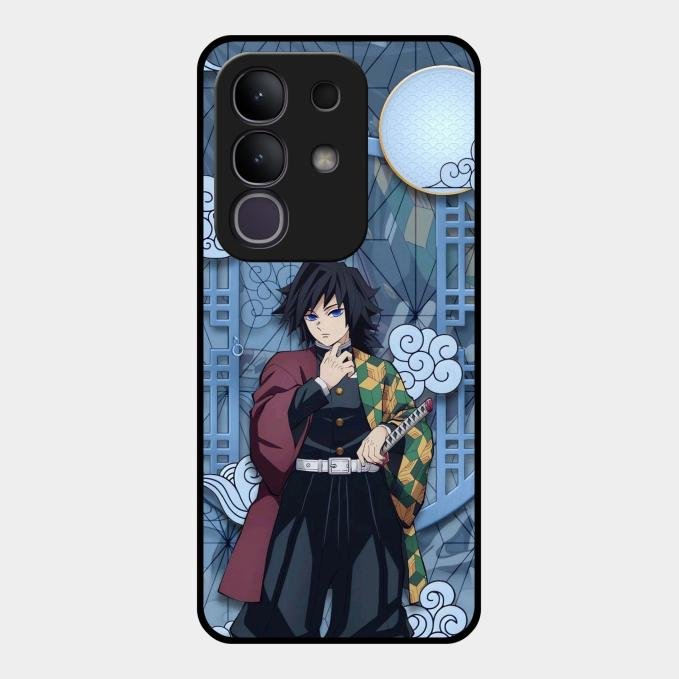 Giyu Tomioka Glass Case Cover For Vivo