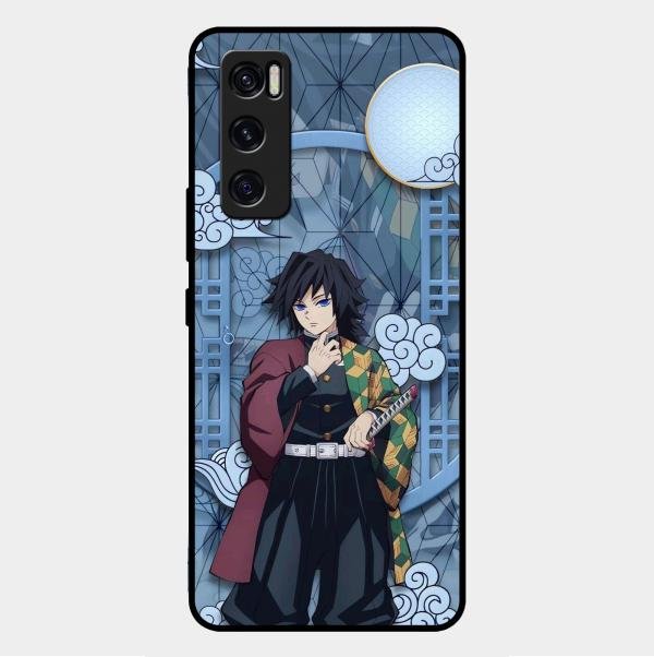 Giyu Tomioka Glass Case Cover For Vivo V20 Se