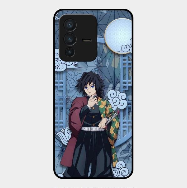Giyu Tomioka Glass Case Cover For Vivo
