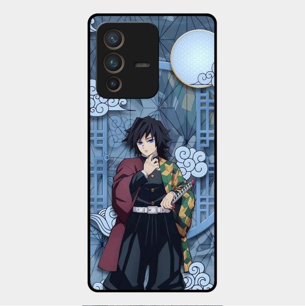 Giyu Tomioka Glass Case Cover For Vivo