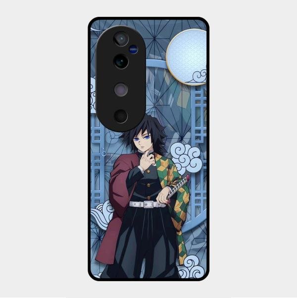 Giyu Tomioka Glass Case Cover For Vivo