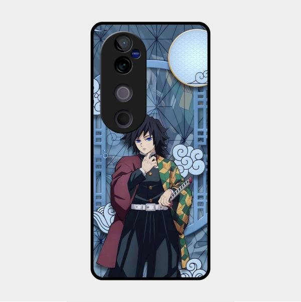Giyu Tomioka Glass Case Cover For Vivo