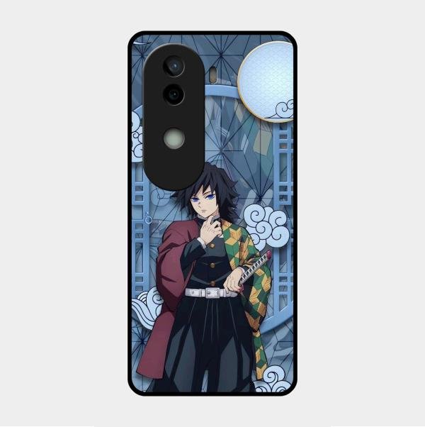 Giyu Tomioka Glass Case Cover For Vivo V40E 5G